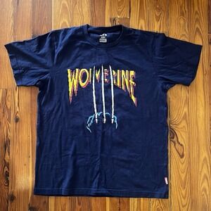 UNIQLO UT Marvel X-Men Wolverine Graphic T-Shirt Navy Blue Men's‎ Size M